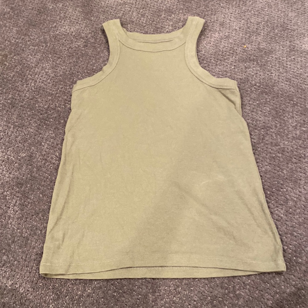 Green Summer Tank Top